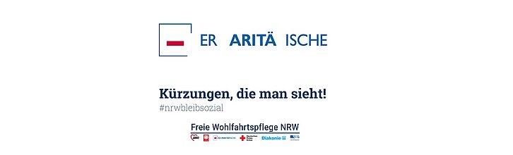 Logo des Paritätischen NRW mit gelöschten Stellen